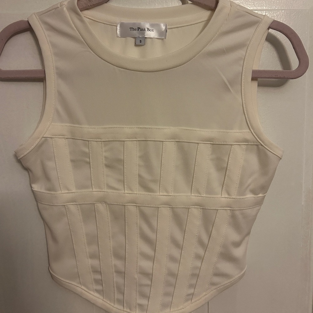 White Crop Top
